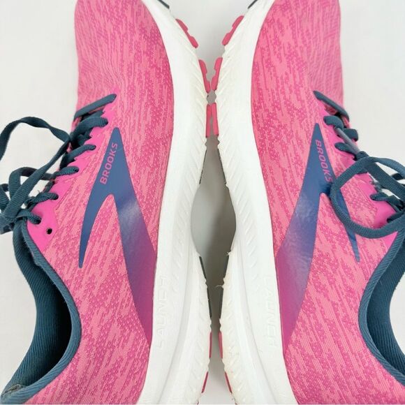 Brooks Launch 7 Pink Blue Performance Athletic Running Shoe - Picture 9 of 15